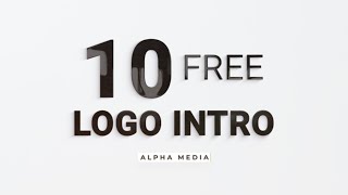 10 free Amazing logo intro After Effect Template [upl. by Keegan687]