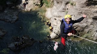 Extreme Canyoning on Cetina River Split  Croatia [upl. by Swords]