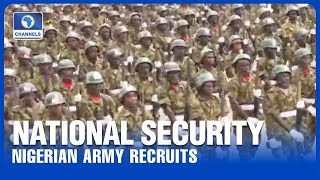 Nigerian Army Recruits 5000 Soldiers [upl. by Nauwtna]