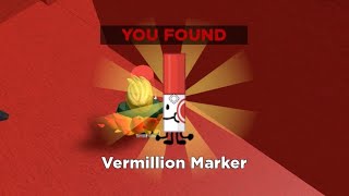 How to get VERMILLION Marker in FIND THE MARKERS Roblox  Updated 2025 [upl. by Mignonne]