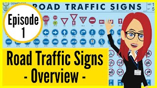 Road Traffic Signs ▶️ Episode 1 TYPES OF SIGNS amp Their Meanings  K53 Learners Licence South Africa [upl. by Enelec]