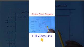 control circuit diagram  dol starter diagram engineering drawing  drawing engineering control [upl. by Atiraj]