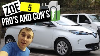 Renault Zoe Review 1 Year of ownership 5 Pros and Cons of Zoe 🔋🔌🚗 [upl. by Nauj]