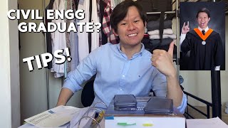 TIPS FOR FRESH CIVIL ENGINEERING GRADUATES  For First Time Job Seekers [upl. by Burlie]