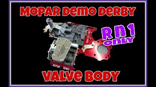 727 REVERSE MANUAL VALVE BODY FOR MOPAR DEMO RACERS [upl. by Ciccia]