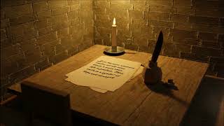 Medieval Scribes Chamber📜  ASMR Ambience [upl. by Tteragram8]