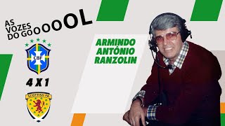 Brasil 4 x 1 Escócia 1982  Armindo Antônio Ranzolin [upl. by Odnanreh]