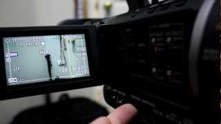 How To White Balance and Its Settings Panasonic AGAC160A [upl. by Aihsyt]