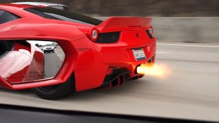 Gintani Ferrari 458 Italia PURE SOUND in tunnel HEADPHONE USERS BEWARE [upl. by Ohcirej538]