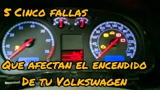 Fallas en encendido Jetta A4 Golf Bettle cinco posibles fallas en tu Volkswagen [upl. by Garris936]