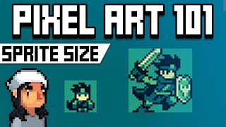 Pixel Art 101 Sprite amp Canvas Size [upl. by Verne837]