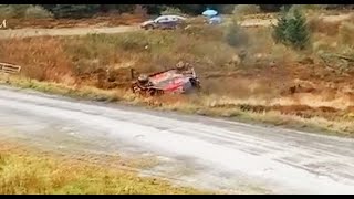 Wales Rally GB 2019 Crash Craig Breen [upl. by Yentuoc]