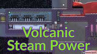 Volcanic Steam power  Tutorial nuggets  Oxygen not included [upl. by Norud495]