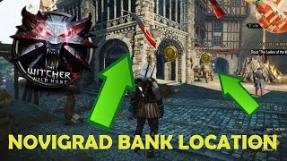 The Witcher 3 Bank Location in Novigrad Change Orens and Florens to Crowns [upl. by Leahpar]