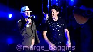 NKOTB  Donnie Walberg live in Chile [upl. by Nelak]