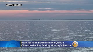 Rare Tsunami Formed In Chesapeake Bay During Mondays Storms Forecasters Say [upl. by Byron]