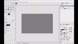 How to Begin a GIMP Canvas With Transparency [upl. by Nairda225]