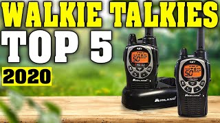 TOP 5 Best Walkie Talkies 2020 [upl. by Genna]