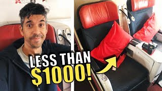 Premium Flatbed under 1000 Air Asia X Review [upl. by Nnylaf735]