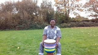 KUKU Rhythm  Beginners African Drumming Tutorial [upl. by Elleved597]