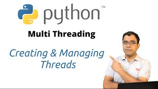 MultiThreading in Python  Creating and Managing Python Threads  Python Threading Tutorial [upl. by Sears]