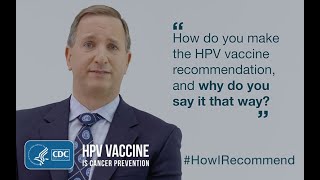 Dr Todd Wolynn Describes How He Recommends HPV Vaccine [upl. by Ahsirpac195]