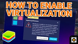 How To Enable Virtualization For Bluestacks  Guide [upl. by Ibrad]