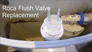 Roca Flush Valve Replacement ROCA D2D DUAL FLUSH FLUSHING VALVE SYPHON AH0004800R [upl. by Aivonas]