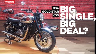 BSA Gold Star 650 Walkaround  OVERDRIVE [upl. by Akirderf]