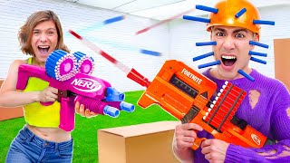 BATALLA DE NERF CON MIS AMIGOS [upl. by Rapsac]