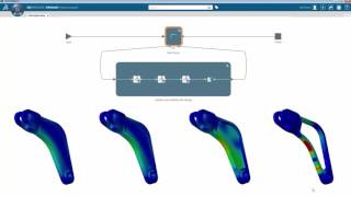 SIMULIA 3DEXPERIENCE Platform  Parametric Optimization with Isight and Abaqus Technology [upl. by Leanard]