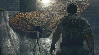 Resident Evil HD Remaster Snake quotYawnquot Boss Fight 4K 60fps [upl. by Carper364]