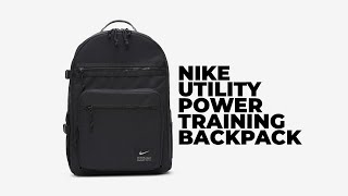 BEST NIKE BACKPACK  Nike Utility Power Training Backpack  X Reviews [upl. by Gabriell]