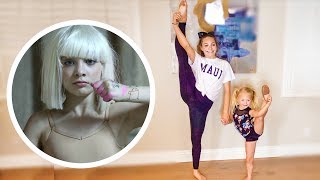 MADDIE ZIEGLER TEACHES EVERLEIGH HER OLD DANCE SOLO [upl. by Doehne880]