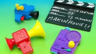 MCDONALDS MAKIN MOVIES 1993 HAPPY MEAL COLLECTION [upl. by Sivehc]