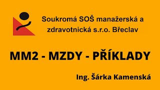 Základy účetnictví  mzdy  příklady [upl. by Pike]