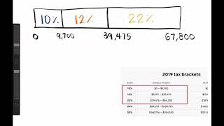 MATH Income Tax Brackets PRACTICE IT [upl. by Euqcaj]