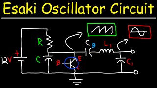 Single Transistor Esaki Oscillator Circuit [upl. by Meeharb]