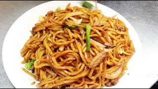 Chinese Stir Fried Vegetable Lo Mein Noodles Recipe 青菜炒麵 by CiCi Li [upl. by Sainana65]