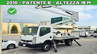 NISSAN CABSTAR PIATTAFORMA CELA TP20  PATENTE B  Cod BRNI1009 [upl. by Rivard]