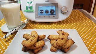 Biscotti krumiri con gocce di cioccolato per bimby TM6 TM5 TM31 [upl. by Ahsenit]