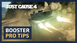 Just Cause 4 Grapple Hook Booster Pro Tips [upl. by Enilada636]