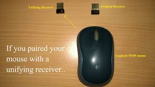 Logitech Mouse  Pairing with Original NonUnifying Receiver [upl. by Akenehs]