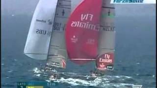 part38 32 Americas Cup Alinghi vs New Zeland 030707 La7 [upl. by Ichabod306]