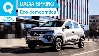 Dacia Spring come va davvero lelettrica low cost [upl. by Xenophon]