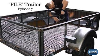 The PILE Trailer Rebuild Series E 7 Tailgate Hinges Taillights and Sides [upl. by Stinky]