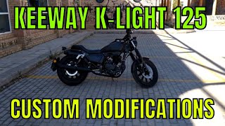 Benelli Keeway KLight 125 202 Custom modifications [upl. by Innis191]