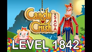 Candy Crush Saga Level 1842  AppLevelHelpercom [upl. by Anairad]