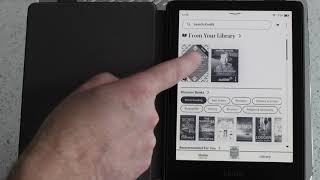 How to locate Kindle Library page on your Kindle Paperwhite or other versions [upl. by Dilly146]