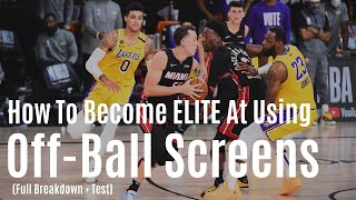 How To Become ELITE Using OffBall Screens and Pindowns  The Four Reads Full Breakdown  Test [upl. by Anastice]